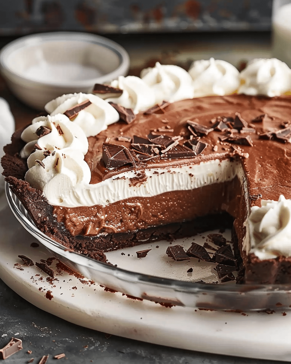 No-Bake Chocolate Cream Pie: A Decadent, Creamy Delight