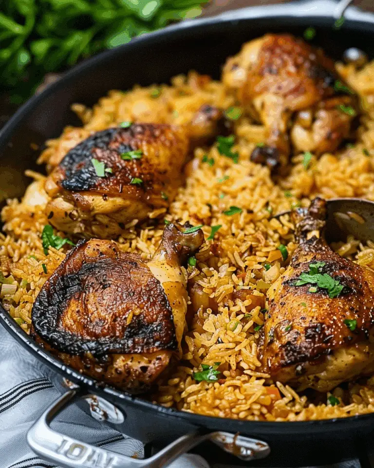 One-Pan Chicken and Garlic Rice