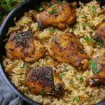 One-Pan Chicken and Garlic Rice