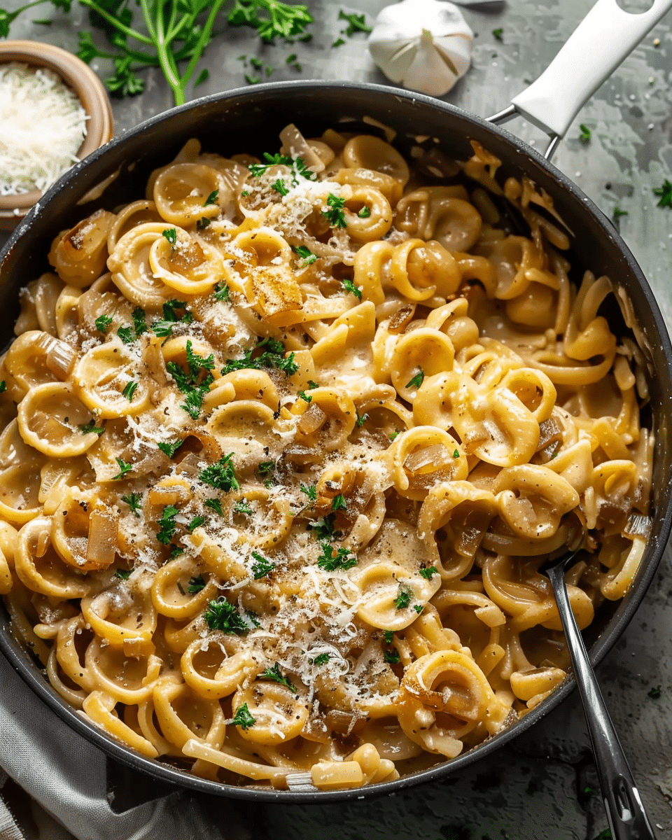 One Pot French Onion Pasta