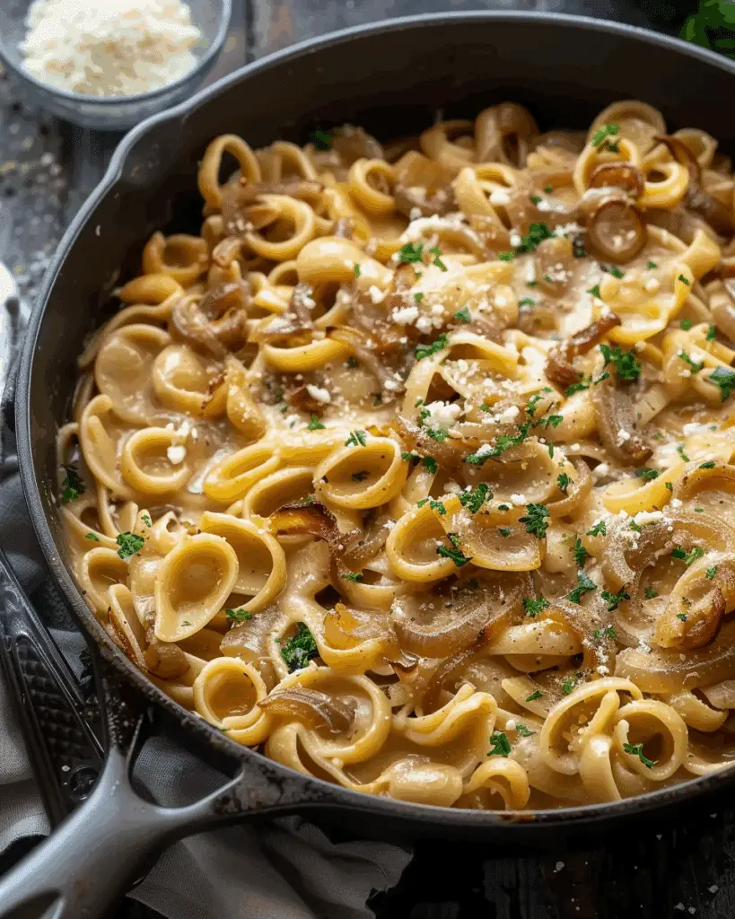 One Pot French Onion Pasta