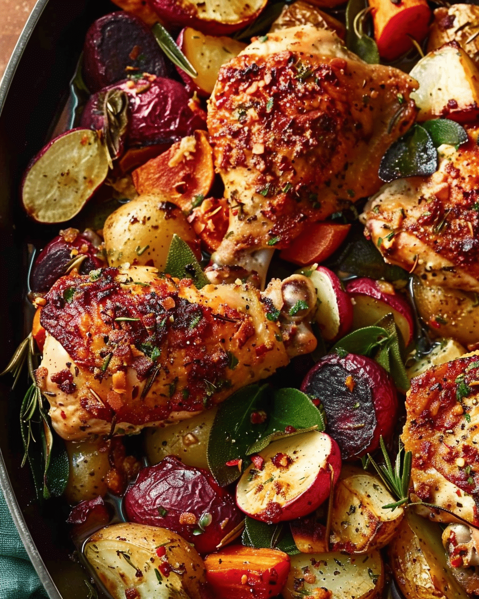 Sheet-Pan Chicken and Vegetables