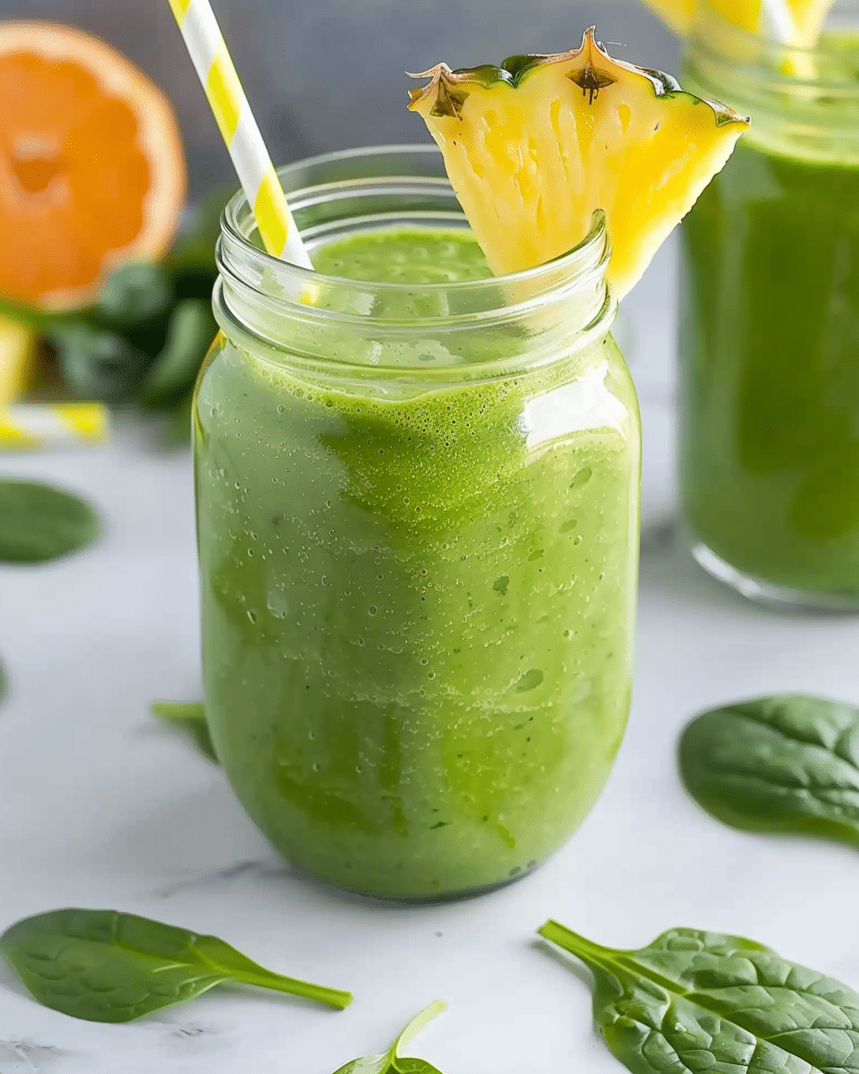 Pineapple Spinach Smoothie Recipe