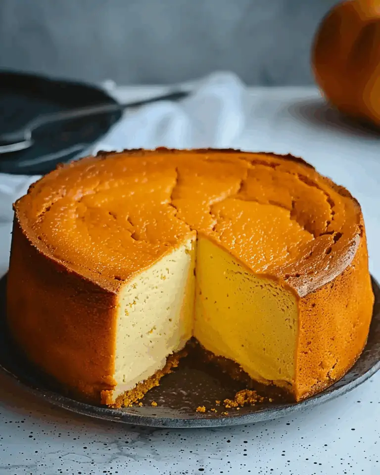 Pumpkin Basque Cheesecake Recipe