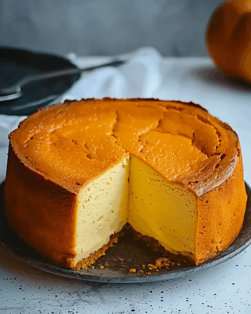Pumpkin Basque Cheesecake Recipe