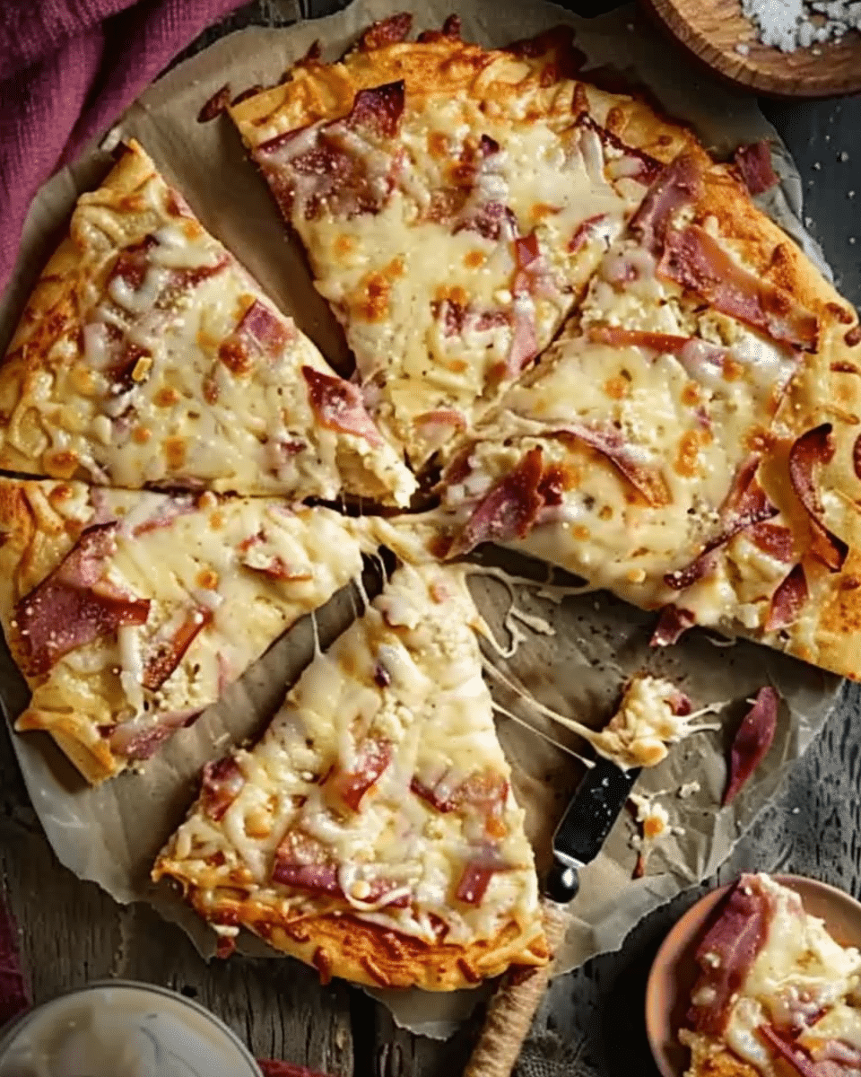 Reuben Pizza