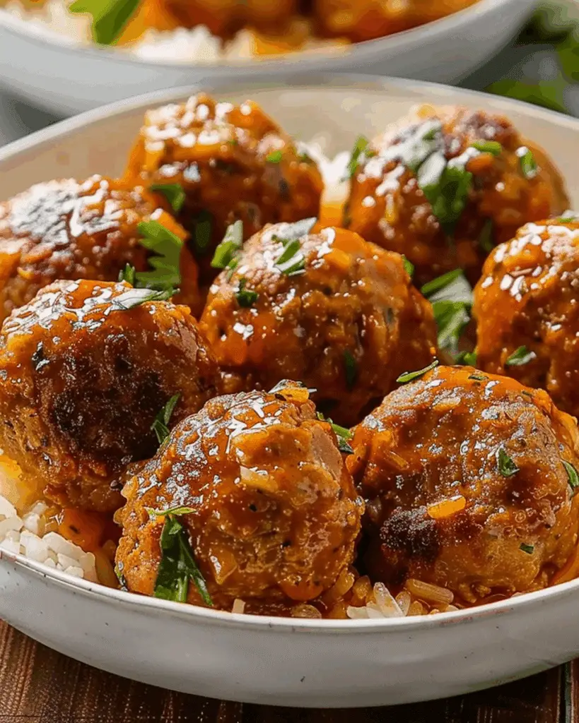 Rice Meatballs | Kitchen Loving