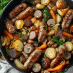 Root Vegetables with Spicy Italian Sausages