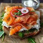 Smoked Salmon Sandwich