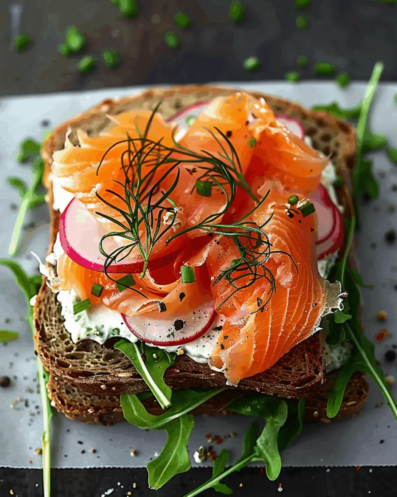 Smoked Salmon Sandwich
