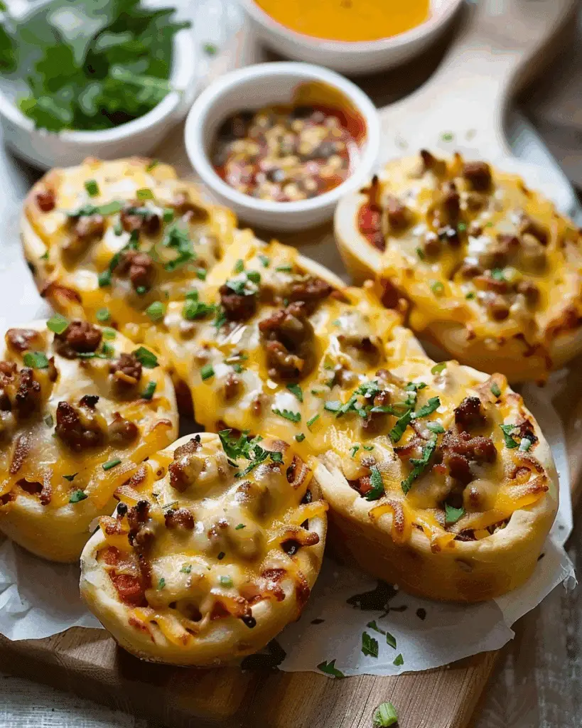 Soft Bread with Ground Meat and Cheese Sauce: A Deliciously Cheesy, Meaty Delight