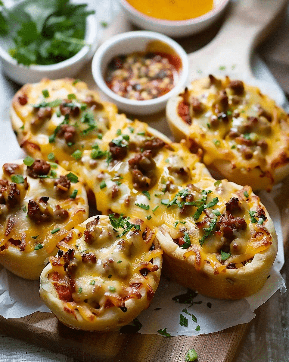 Soft Bread with Ground Meat and Cheese Sauce: A Deliciously Cheesy, Meaty Delight