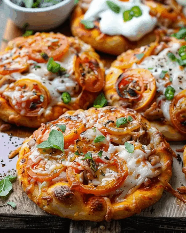 Soft Mini Pizzas With Tuna