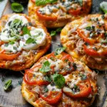 Soft Mini Pizzas With Tuna