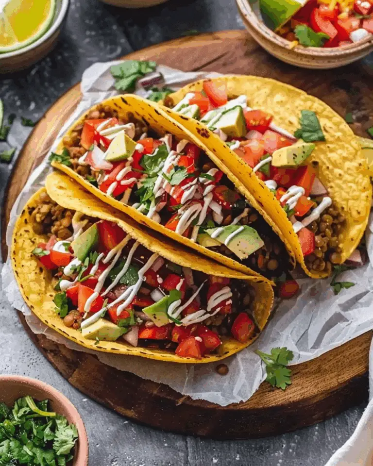 Tasty Lentil Tacos Recipe