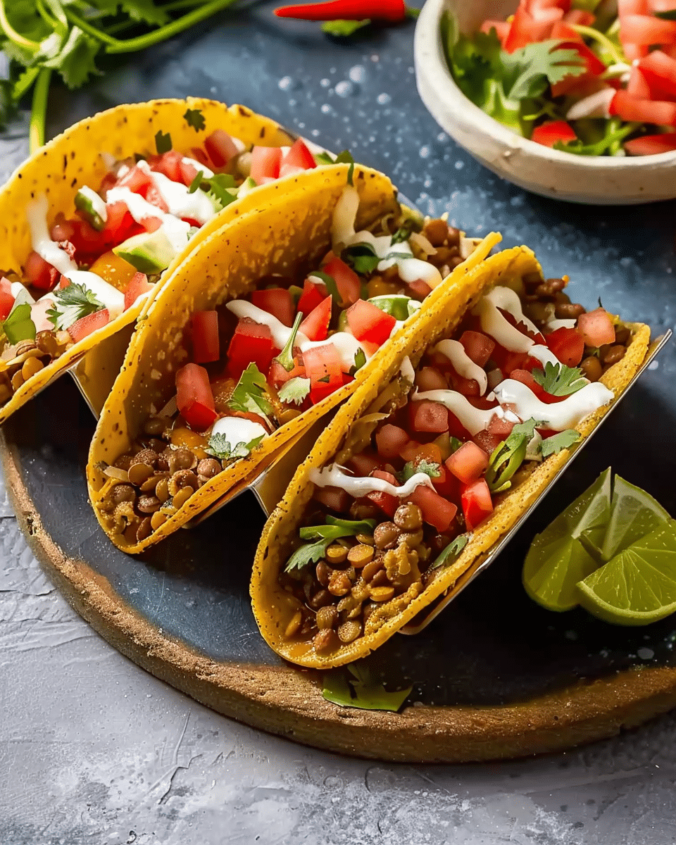Tasty Lentil Tacos Recipe