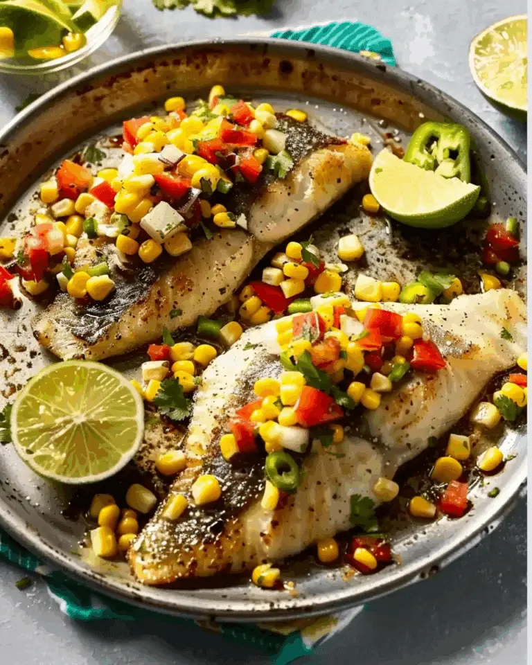Tilapia with Corn Salsa Recipe