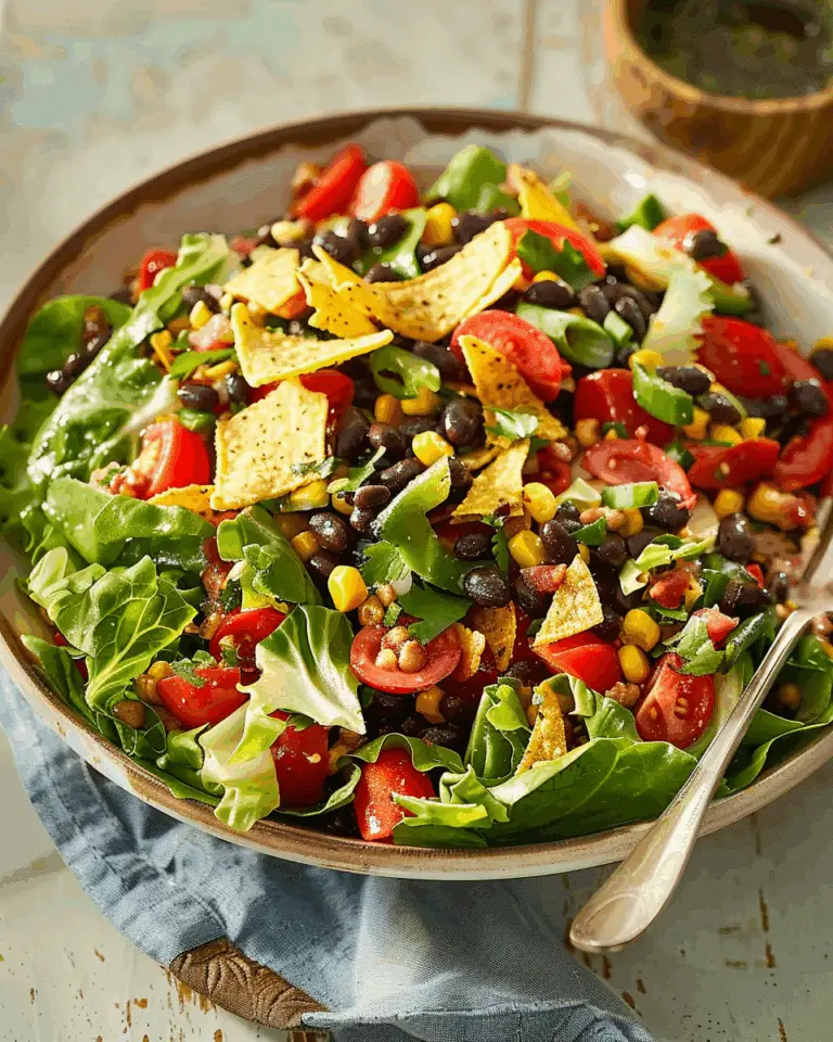 Tomato & Black Bean Taco Salad