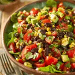 Tomato & Black Bean Taco Salad