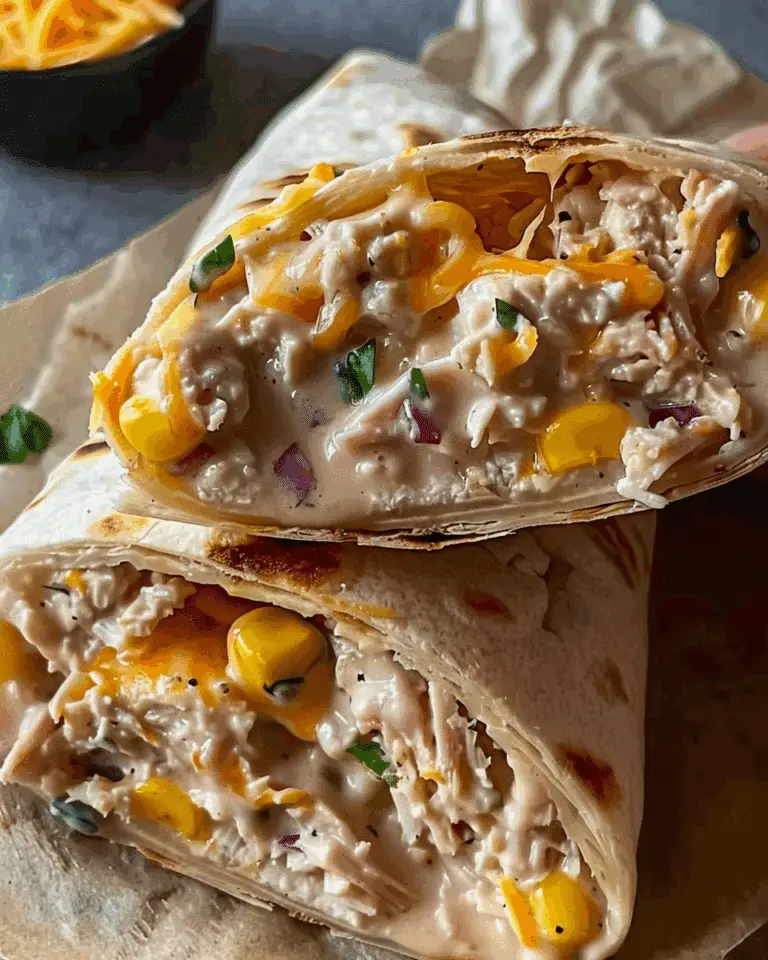 Healthy Tuna Melt Wrap
