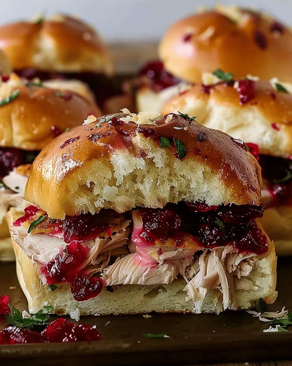 Turkey Cranberry Sliders