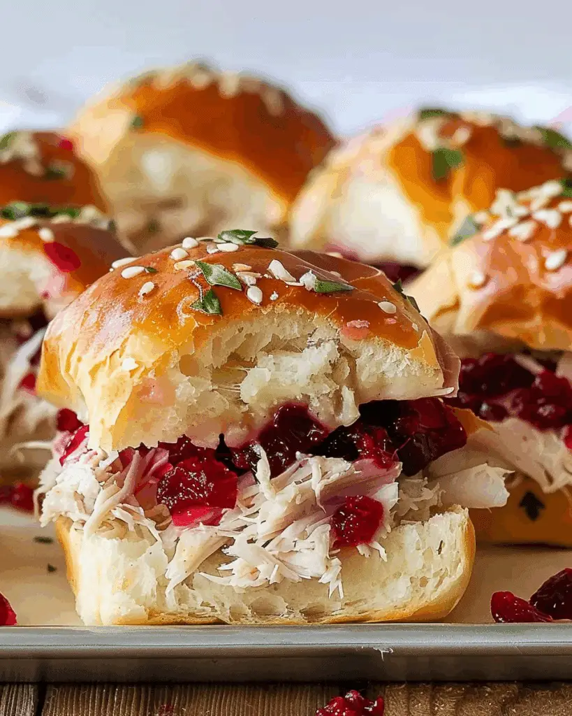 Turkey Cranberry Sliders