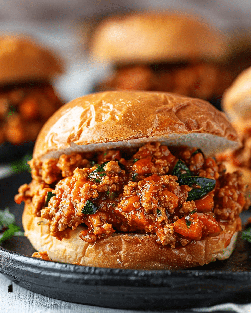 Veggie-Loaded Turkey Sloppy Joes