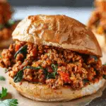 Veggie-Loaded Turkey Sloppy Joes