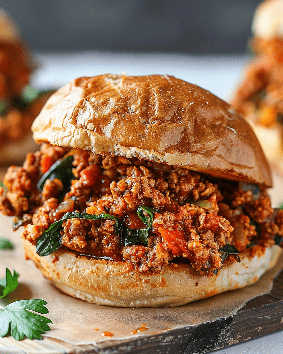 Veggie-Loaded Turkey Sloppy Joes