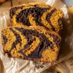 Chocolate Marbled Pumpkin Bread