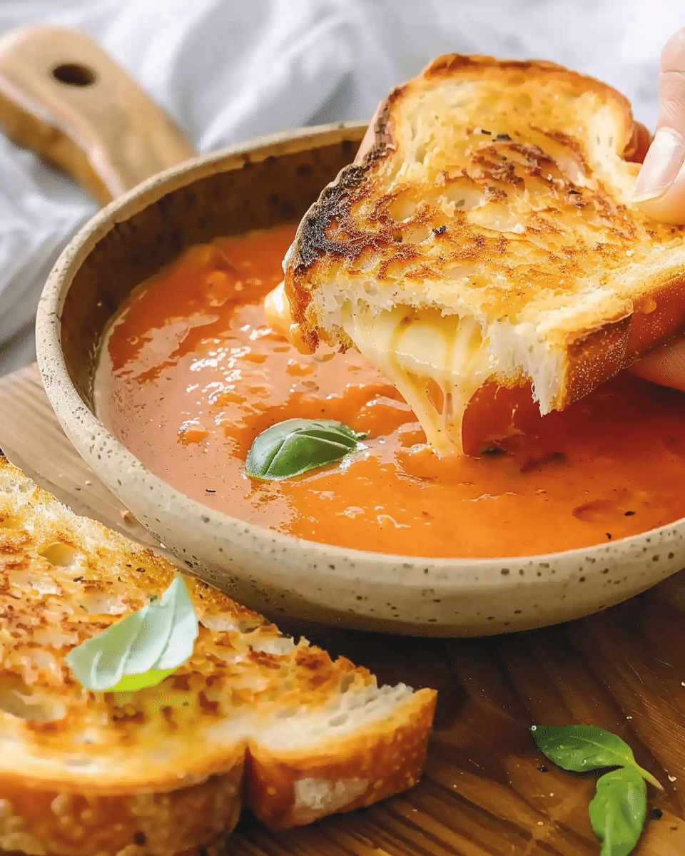 Grilled Cheese With Tomato Soup