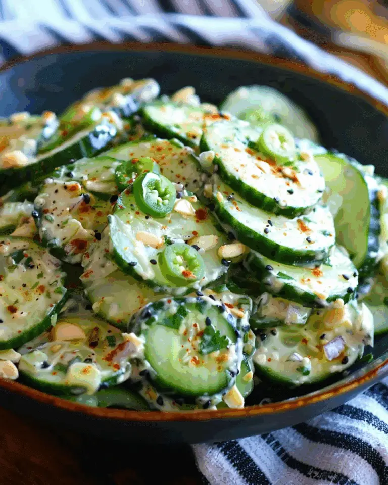 Jalapeno Popper Cucumber Salad