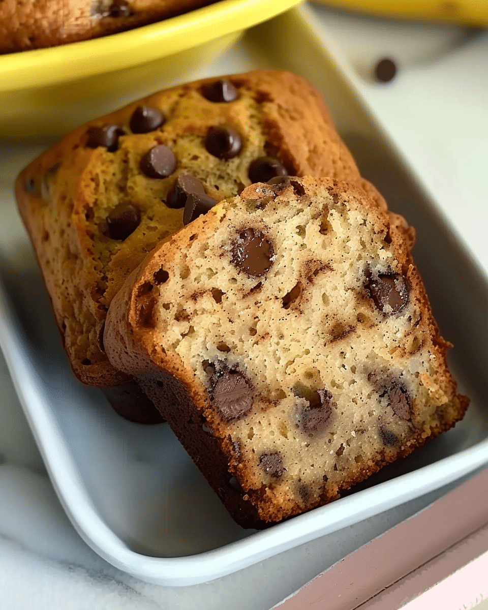Mini Chocolate Chip Banana Bread