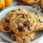 Pumpkin Oatmeal Chocolate Chip Cookies