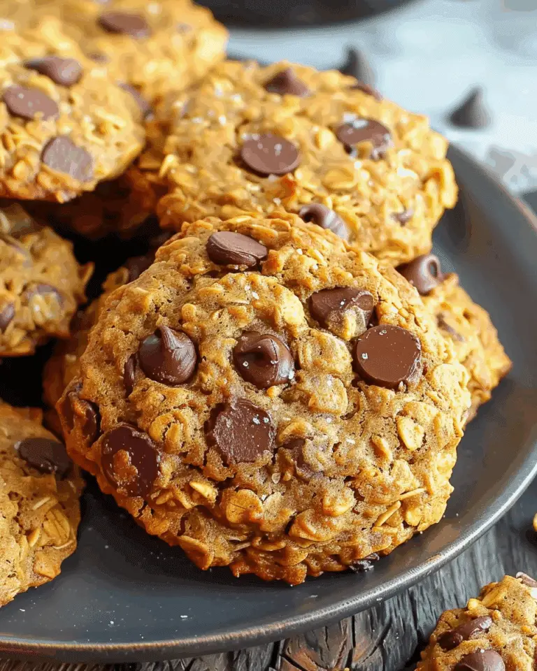 Pumpkin Oatmeal Chocolate Chip Cookies