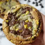 Single Serve Pistachio Cream Chocolate Chip Cookie