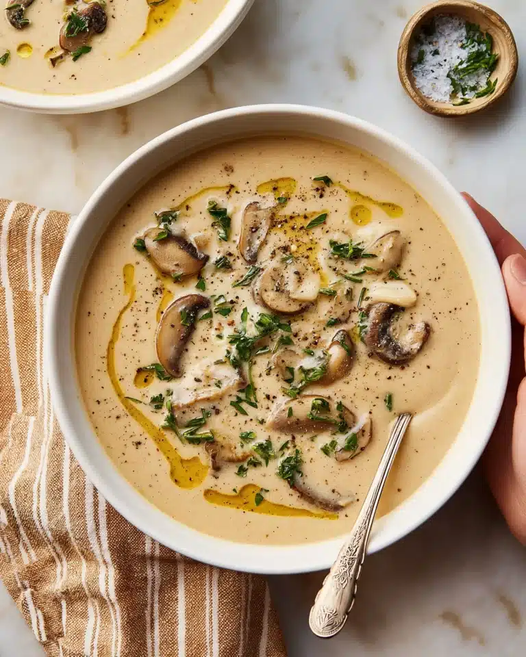 Creamy Mushroom Soup Recipe