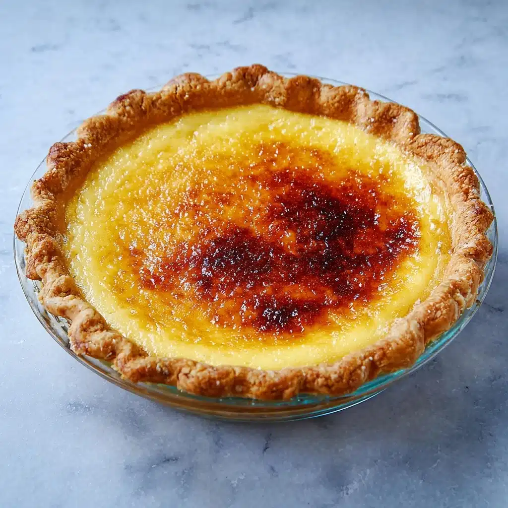 Crème Brûlée Pie Recipe - Recipe Image