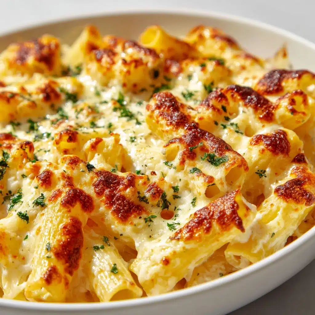 5-ingredient chicken and mushroom pasta bake Recipe - Recipe Image