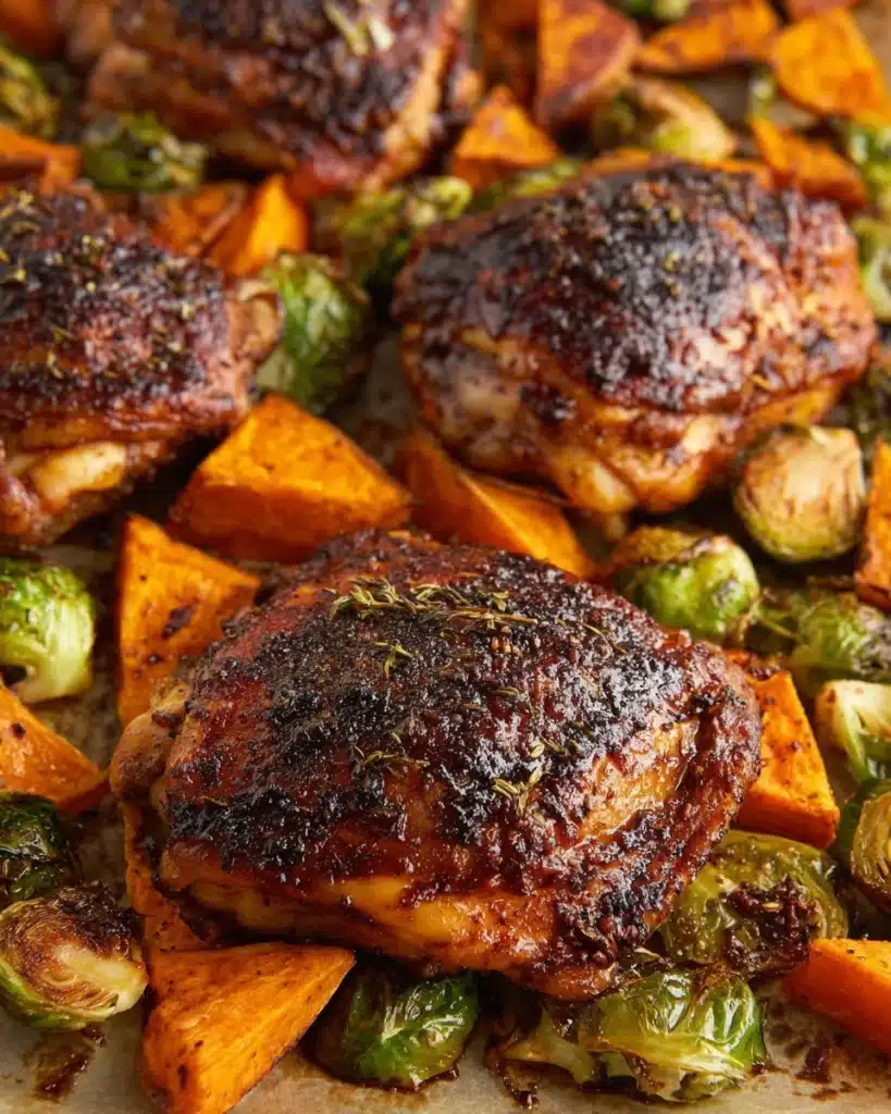 Baked Chicken with Sweet Potatoes Recipe