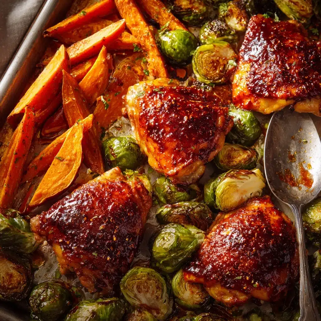 Baked Chicken with Sweet Potatoes Recipe - Recipe Image
