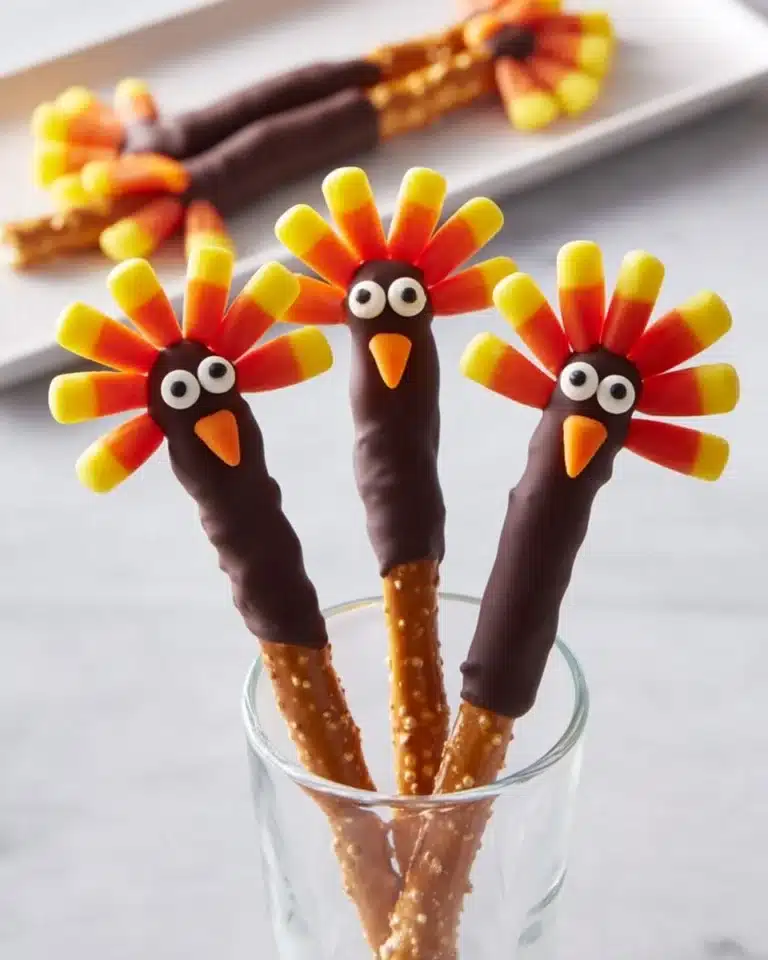Thanksgiving Turkey Pretzels Recipe