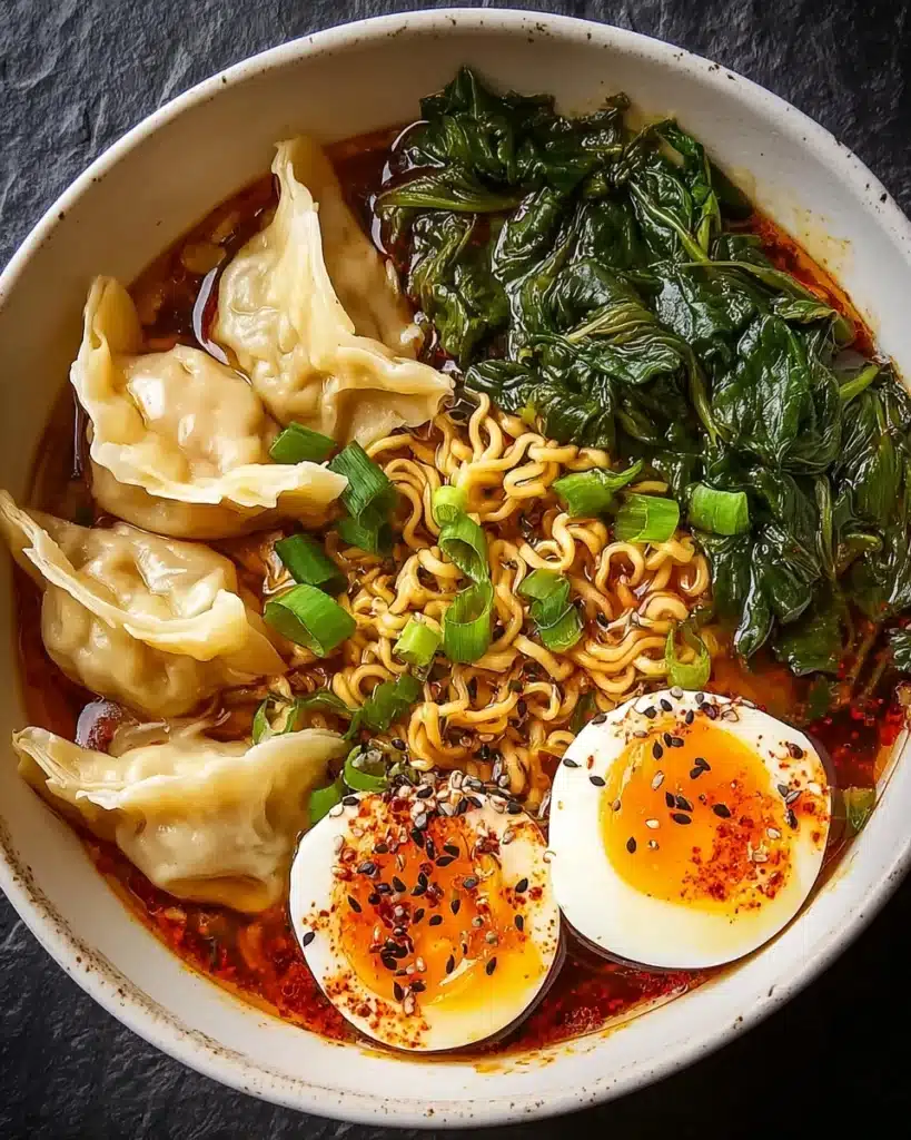 Dumpling Ramen Bowl Recipe
