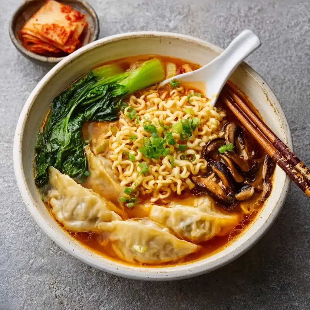 Dumpling Ramen Bowl Recipe - Recipe Image
