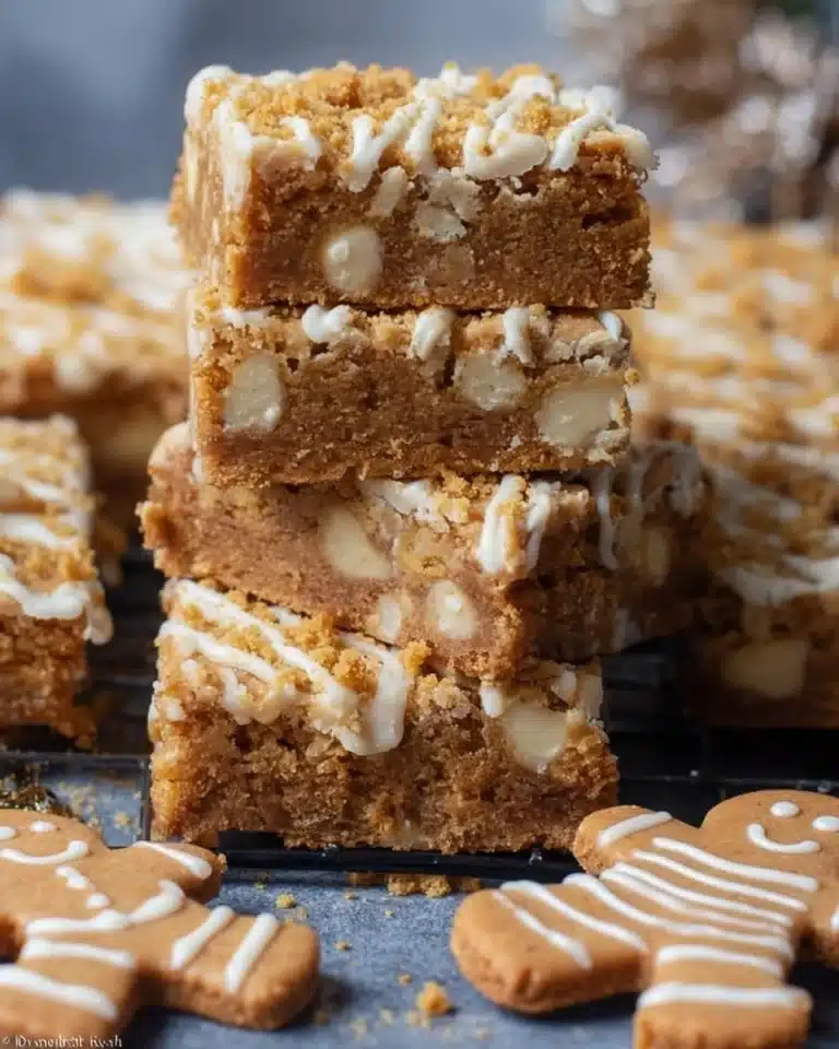 Gingerbread Blondies Recipe