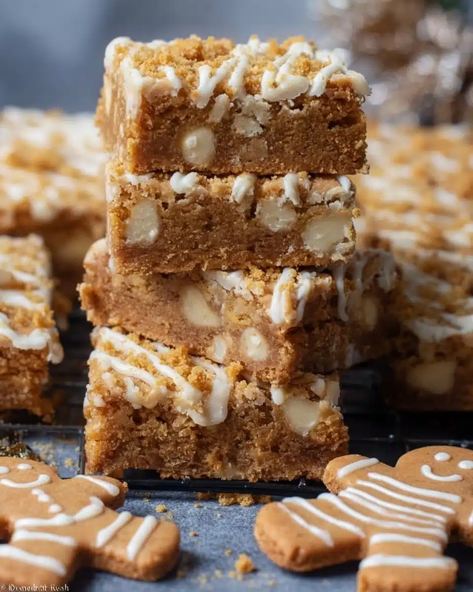 Gingerbread Blondies Recipe