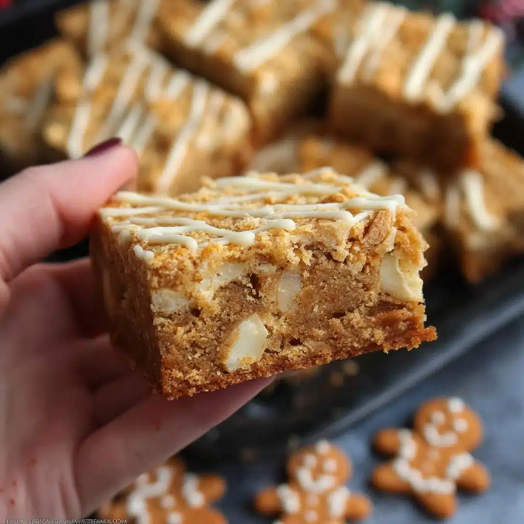 Gingerbread Blondies Recipe - Recipe Image