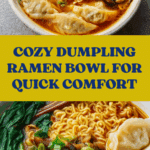 Dumpling Ramen Bowl Recipe