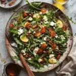Autumn Arugula House Salad with Fig Vinaigrette