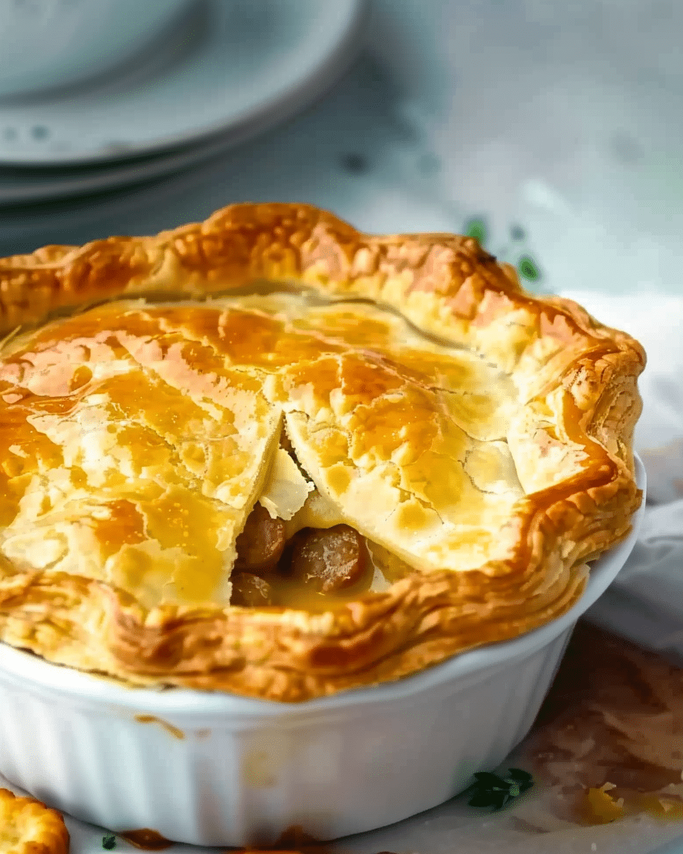 Breakfast Sausage Pot Pie